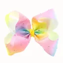 7.5-Inch Sparkling Rainbow & Mint Boutique Hair Clips