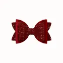 Triple Layer Glitter Leather and Velvet Hair Clip (Multiple Colors Available)