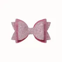 Triple Layer Glitter Leather and Velvet Hair Clip (Multiple Colors Available)