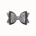 Triple Layer Glitter Leather and Velvet Hair Clip (Multiple Colors Available)