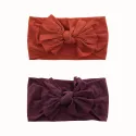 Soft Stretchy Knot Bow Wrap Headband