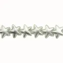 Shiny Silver Star Baby Headband