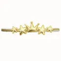 Star Crown Gold Elastic Headband