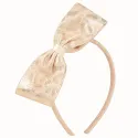 Girls' Luxury Golden Faux Leather Hairband