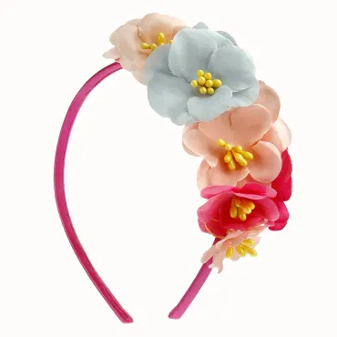 Multicolor Flower Fancy Girl Teens Kids Hairband