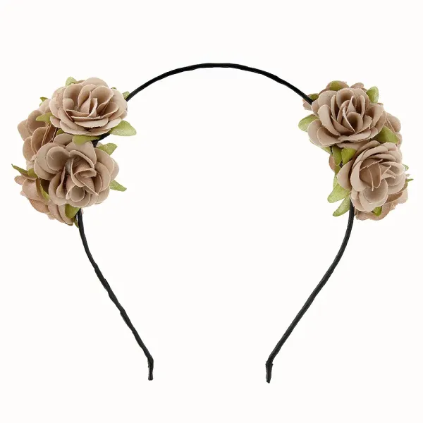 Flower Ears Hairband For Girls or Mums