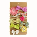 Colorful Floral Baby Headband Set (10 Pieces) 