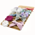 Elegant Colorful Baby Headband Set (10 Pieces) 